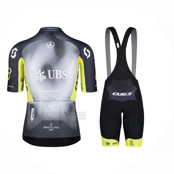 2024 Cycling Jersey Q36.5 Black Short Sleeve And Bib Short